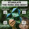Shashibo Shape Shifting Box - Award-Winning, Patented Fidget Cube w/ 36 Rare Earth Magnets - Transforms Into Over 70 Shapes, Gift Box, Download Fun in Motion Toys Mobile App (Earth, 4 Pack) view 3