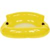 43" Yellow Bubble Seat Inflatable Swimming Pool Float view 1
