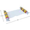 57" Inflatable Striped Candy Mesh Swimming Pool Water Hammock view 3