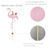 Flamingo 1st Birthday Cake Glitter Topper Tropical Hawaiian Luau Themed 1 Year Party Supplies, Decorations view 2
