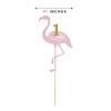 Flamingo 1st Birthday Cake Glitter Topper Tropical Hawaiian Luau Themed 1 Year Party Supplies, Decorations view 3