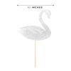 Swan Cake Topper, Glitter Swan Birthday Baby Shower Cake Topper, Party Decoration view 3