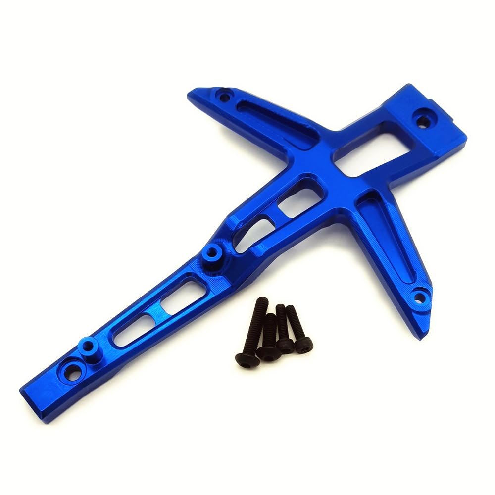 Aluminum Front Upper Chassis Brace Blue for Traxxas 1/10 MAXX Maxx Slash 8921