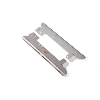 XHSESA Stainless Steel Chassis Side Guard Pedal #G151S for UMG10 4WD 66 RC Truck Car Accessories