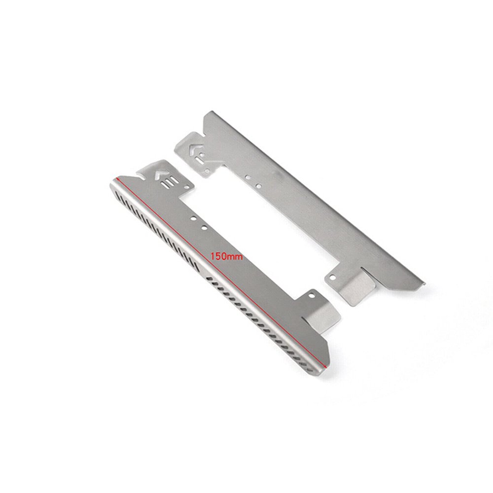 XHSESA Stainless Steel Chassis Side Guard Pedal #G151S for UMG10 4WD 66 RC Truck Car Accessories