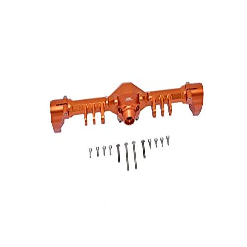 Axial Capra 1.9 UTB Unlimited Trail Buggy Upgrade Parts Aluminum Rear Gear Box - 13Pc Set Orange