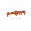 Axial Capra 1.9 UTB Unlimited Trail Buggy Upgrade Parts Aluminum Rear Gear Box - 13Pc Set Orange view 1