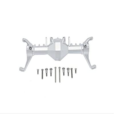 Axial Capra 1.9 UTB Unlimited Trail Buggy Upgrade Parts Aluminum Front Gear Box - 11Pc Set Silver