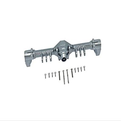 Axial Capra 1.9 UTB Unlimited Trail Buggy Upgrade Parts Aluminum Rear Gear Box - 13Pc Set Gray Silver