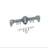 Axial Capra 1.9 UTB Unlimited Trail Buggy Upgrade Parts Aluminum Rear Gear Box - 13Pc Set Gray Silver view 1