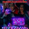 Nucifer 50 Pcs Halloween Treats Light Up Rings Toys Bulk 3D LED Flashing Glow In The Dark Rings Party Supplies Prizes Non Candy Treats Halloween Party Favors Gifts Toys Kids Adults Goodie Bag Stuffers view 3