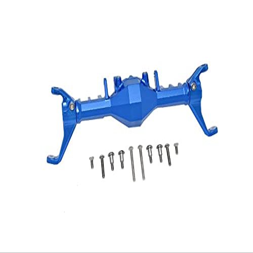 Axial Capra 1.9 UTB Unlimited Trail Buggy Upgrade Parts Aluminum Front Gear Box - 11Pc Set Blue