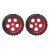 OUKENS Model Car Accessories RC Car Tires,2pcs 118mm Rubber Universal Tire Hub Upgrade Accessory view 1