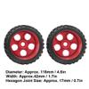 OUKENS Model Car Accessories RC Car Tires,2pcs 118mm Rubber Universal Tire Hub Upgrade Accessory view 4