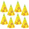 Cocomelon Mini Party Hats - (Pack of 8) - Vibrant & Adorable Design - Perfect for Kids Birthdays & Events view 1