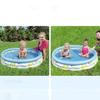 Kiddie Pools with Inflatable Pump,Inflatable Swimming Pool, Inflatable Lounge Pool for Kiddie, Kids, Toddlers for Ages 3+,Outdoor, Garden, Backyard, (Size : 100 * 25) view 2