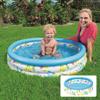 Kiddie Pools with Inflatable Pump,Inflatable Swimming Pool, Inflatable Lounge Pool for Kiddie, Kids, Toddlers for Ages 3+,Outdoor, Garden, Backyard, (Size : 100 * 25) view 3