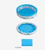 Kiddie Pools with Inflatable Pump,Inflatable Swimming Pool, Inflatable Lounge Pool for Kiddie, Kids, Toddlers for Ages 3+,Outdoor, Garden, Backyard, (Size : 100 * 25) view 4
