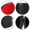 Cyber-Deals Black PU Leather Red Felt Lined Dice Cup with 15mm Ivory Tone Pip Dice Plus Storage Pouch Set (4 Sets) view 4