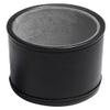 Cyber-Deals Black PU Leather Dice Cup Grey Felt Lined with 15mm Ivory Tone Pip Dice Plus Storage Pouch Set (3 Sets) view 3