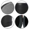 Cyber-Deals Black PU Leather Dice Cup Grey Felt Lined with 15mm Ivory Tone Pip Dice Plus Storage Pouch Set (3 Sets) view 4