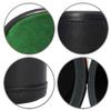 Cyber-Deals Black PU Leather Dice Cup Green Felt Lined with 15mm Ivory Tone Pip Dice Plus Storage Pouch Set (3 Sets) view 4