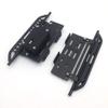 SDUIXCV 1Pair Simulation Side Pedal 313mm Wheelbase Pedals Metal Body Shell Pedal W Receiving Box for 1/10 Axial SCX10 10II RC Car Parts view 1