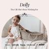 BEBE BASK Premium Baby Doll Bassinet - Handcrafted & Award-Winning Seagrass Moses Basket - Doll Carrier with Luxe Mattress view 2