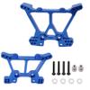 Treehobby 2 Pack Aluminum Front & Rear Shock Tower Upgrade Parts Compatible with traxxas 1/10 Slash 4x4 Replacement of Part (Navy Blue) view 1