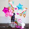 Katchon, Roller Skate Balloons and Star Balloons -20 Inch, pack of 4 | Roller Skating Party Supplies, Roller Skate Party Decorations | Birthday Decorations, Disco Party Decorations, Star Theme Party view 3