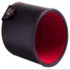 Cyber-Deals Black PU Leather Red Felt Lined Dice Cup with Storage Compartment + 15mm Ivory Tone Pip Dice (2 Sets) view 4