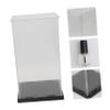 Cabilock 1pc Transparent Acrylic Display Box Cube Model Storage Case for Collectibles Easy Assembly Design Organize Items Display Container view 2
