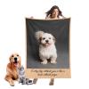 Dr.TOUGH Personalized Photo Pet blanket Custom Dog Blanket Pet Memorial Blanket Picture Blanket Dog Mom Gift (30 x 40) view 1