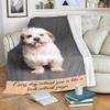 Dr.TOUGH Personalized Photo Pet blanket Custom Dog Blanket Pet Memorial Blanket Picture Blanket Dog Mom Gift (30 x 40) view 2