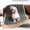 Dr.TOUGH Personalized Photo Pet blanket Custom Dog Blanket Pet Memorial Blanket Picture Blanket Dog Mom Gift (30 x 40) view 3