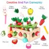 Toddlers Montessori Wooden Educational Toys for Baby Boys Girls Age 1 2 3 Year Old, Shape Sorting Toys 1st One First Birthday Girl Gifts for Kids 1-3, Wood Preschool Learning Fine Motor Skills Game view 3