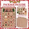 Joy Bang Christmas Games for Kids, 24 Player Christmas Bingo Cards Crafts for Kids Winter Holiday Games Activities for Family Large Group Classroom Xmas Party Favors Supplies Gifts view 2