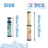 Anyumocz 2 Pcs Magic Kaleidoscope,Old World Kaleidoscope Classic Toys,Stretchable Long Classic Kaleidoscope Toy for Boys and Girls Gifts,Children Toys(Two Colors) view 2