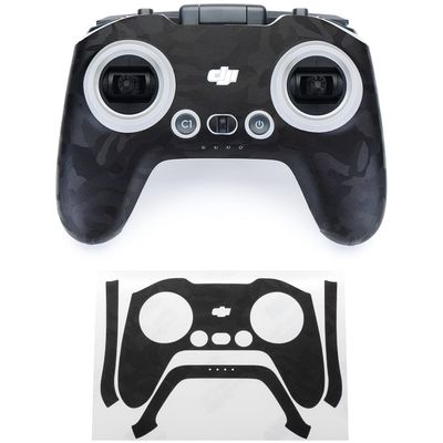 WRAPGRADE Skin Compatible with DJI FPV/DJI FPV Remote Controller 3 (Black Bumpy CAMO)