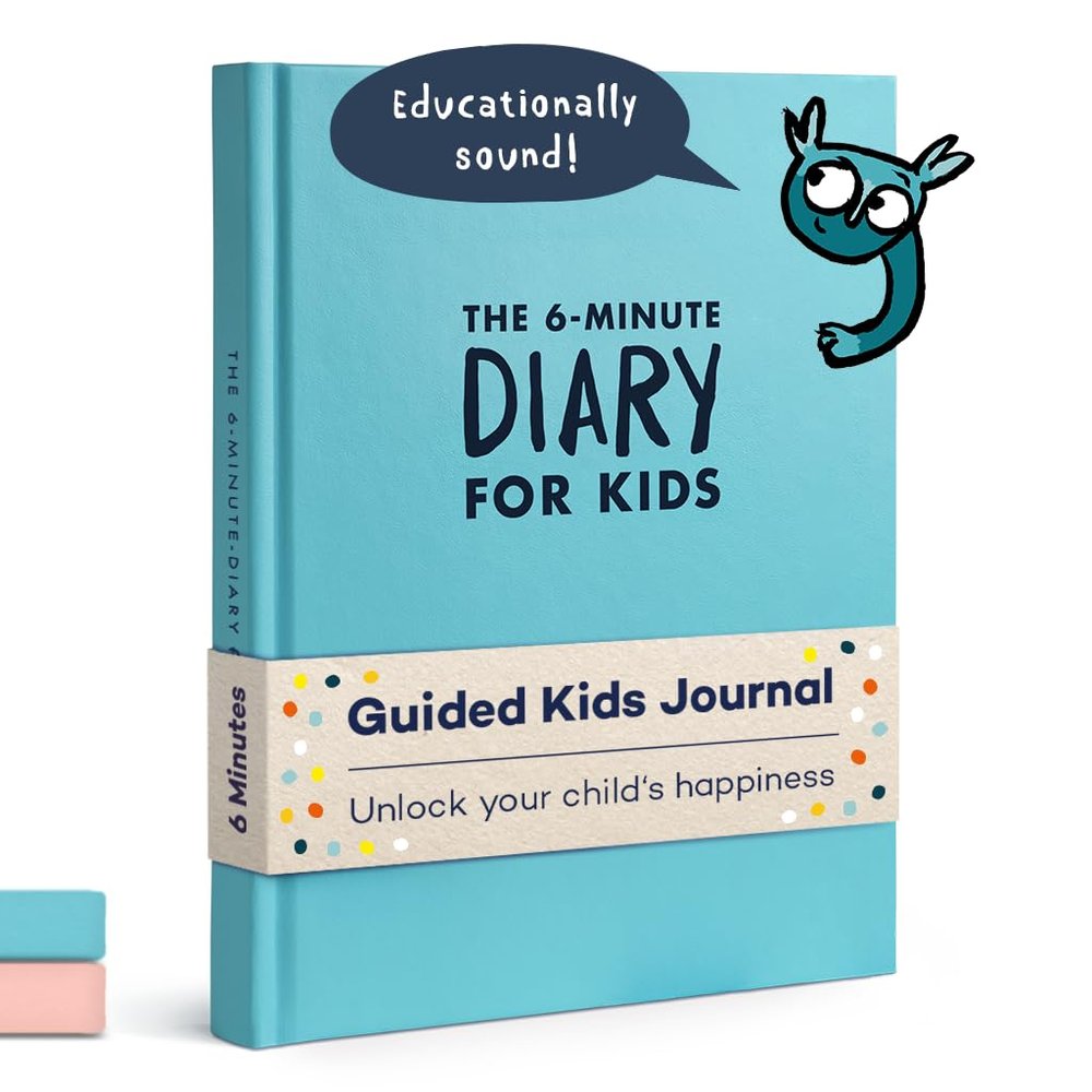UrBestSelf 6-Minute Kids Diary Journal for Kids 6-12 to Develop a Happy Self Mindfulness and Positive Habits Kids Gratitude Journal for Girls & Boys