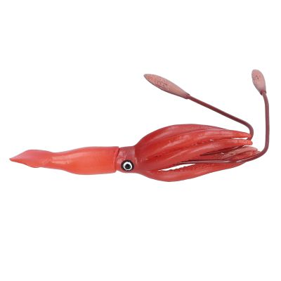 Zerodis Squid Figurine Model Toy,Marine Organism Realistic Hand Painted Squid PVC Model Simulation Educational Learning Desktop Decoration Toy(868 S)