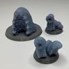 HERO Creations Giant Leech Figurine Miniature (Gray/Unpainted) - RPG - Roleplaying Games - Dungeons and Dragons - Pathfinder - Diorama view 2