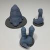 HERO Creations Giant Leech Figurine Miniature (Gray/Unpainted) - RPG - Roleplaying Games - Dungeons and Dragons - Pathfinder - Diorama view 3