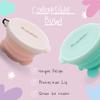 BrushinBella Collapsible Feeding Supplies for Travel - Silicone Suction Bowl, Plate, Bib, Spoons for Toddlers view 2