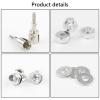 Rchobbytop 4 Sets 12mm Wheel Hex Drive Hub Adaptor & Steel Stub Axle & M4 Locknut Washers for 1/10 RC Car, Replace Parts of 102042 (02134) 122042 02033 for HSP 94108 94111 94123 94124 94170, Silver view 3