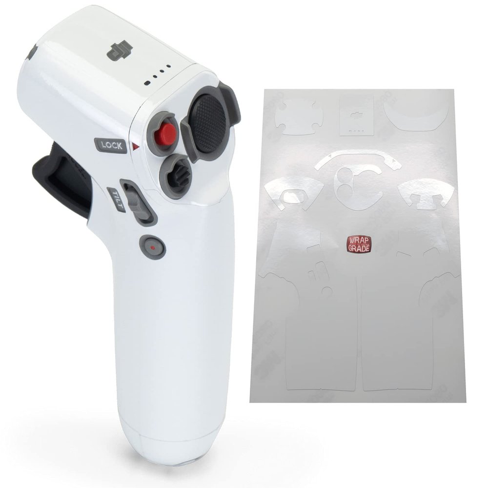 WRAPGRADE Skin Compatible with DJI FPV | Motion Controller (Racing White)