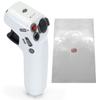 WRAPGRADE Skin Compatible with DJI FPV | Motion Controller (Racing White) view 1