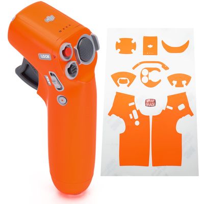 WRAPGRADE Skin Compatible with DJI FPV | Motion Controller (NEON Orange)