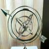 11" Solid Brass Nautical Armillary Tabletop Sphere Globes World Globe Desktop view 1