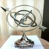 11" Solid Brass Nautical Armillary Tabletop Sphere Globes World Globe Desktop view 2